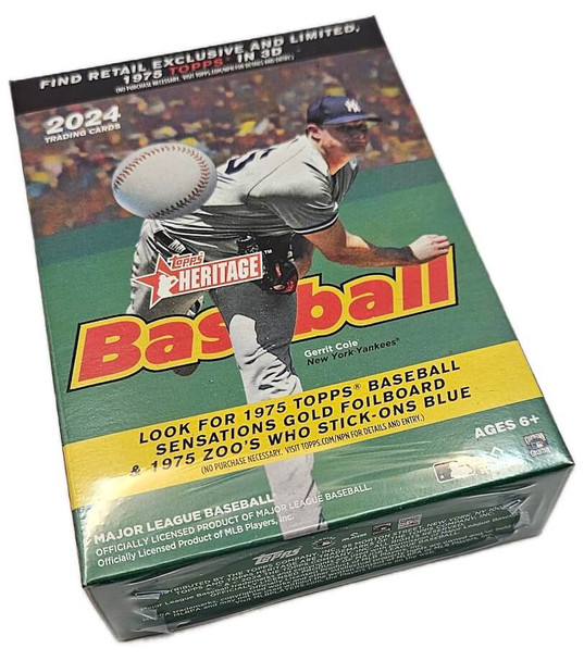 2024 Topps Heritage Baseball 35 Card Hanger Box