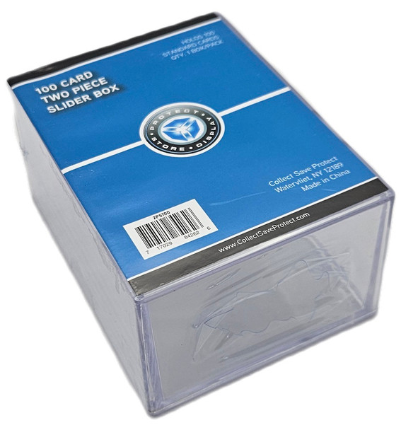 CSP 100 Card Size Slider Box Stackable Storage Box