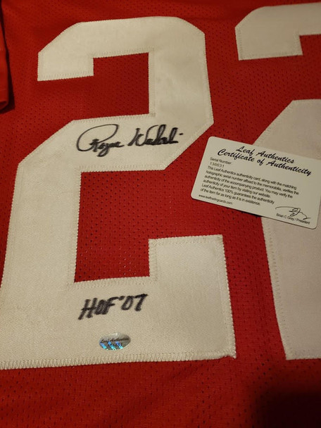 Leaf Roger Wehrli St Louis Cardinals Signed Autographed Jersey Leaf Authentics COA