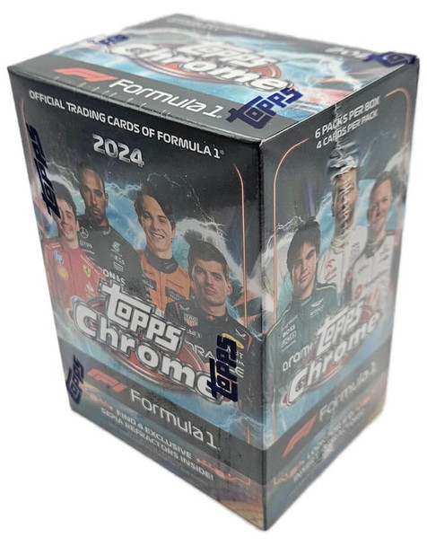 2024 Topps Chrome Formula 1 Racing 6 Pack Blaster Box