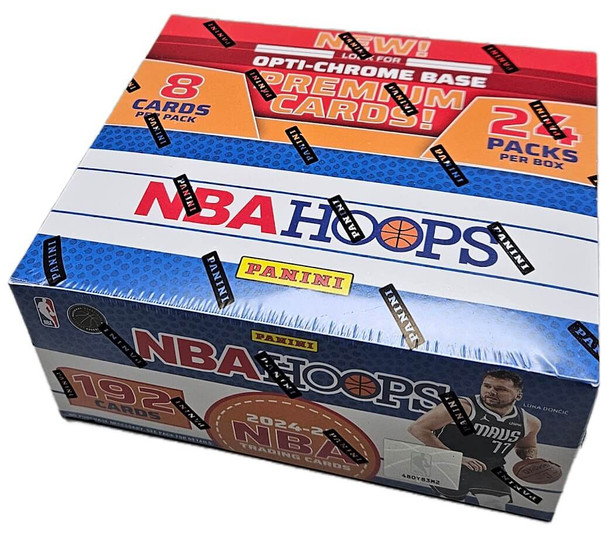 2024-25 Panini NBA Hoops Basketball 24 Pack Retail Display Box