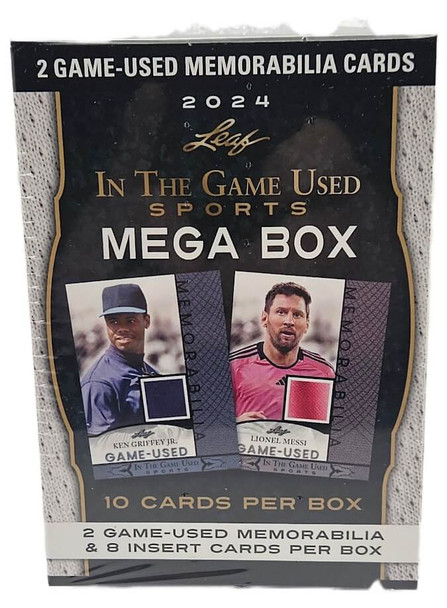 2024 Leaf In The Game Used Sports Mega Box