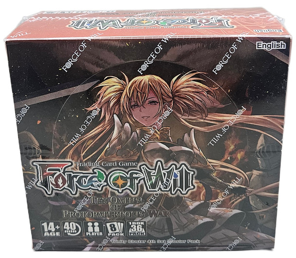 Force Of Will Ten Oaths Of Protopaterpolis War 36 Pack Booster Box