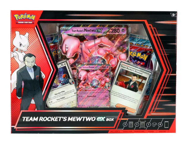 Pokemon Team Rocket's MewTwo Ex Box