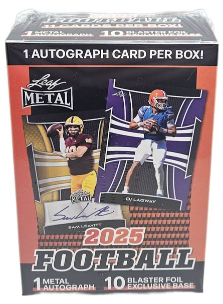 2025 Leaf Metal Football Blaster Box