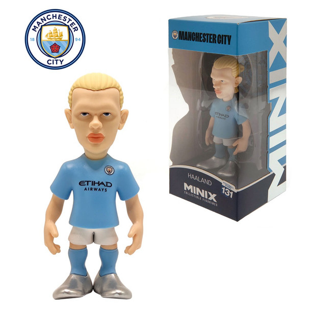 Minix Football Stars #131 Erling Haaland Manchester City 4.75 Inch Collectible Vinyl Figure