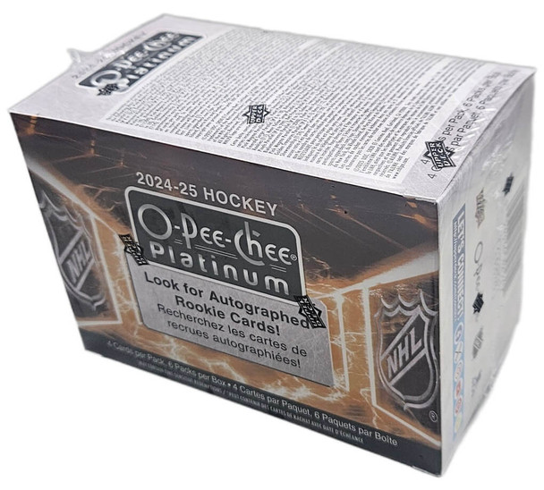 2024-25 Upper Deck O-Pee-Chee Platinum Hockey 6 Pack Blaster Box