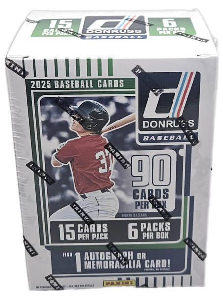2025 Panini Donruss Baseball 6 Pack Blaster Box