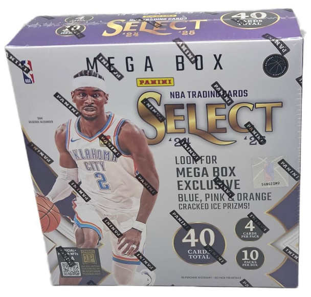 2024-25 Panini Select Basketball 10 Pack Mega Box