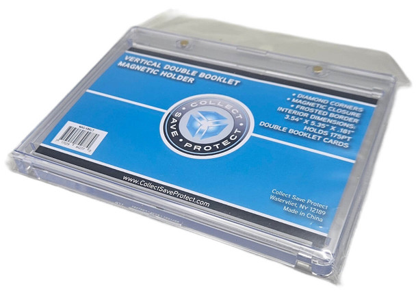 CSP Vertical Double Booklet Magnetic Card Holder