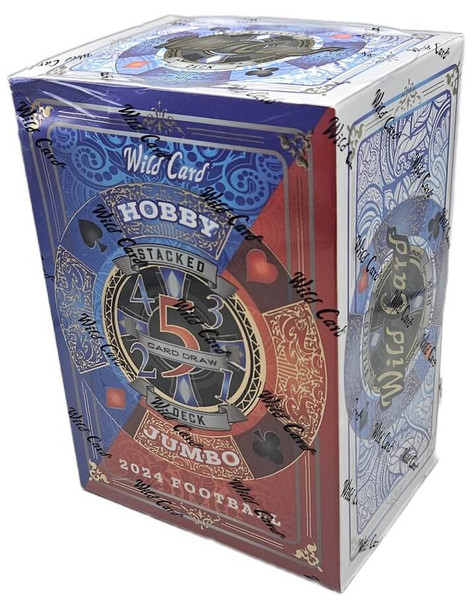 2024 Wild Card Five Card Draw Stacked Deck Edition Football Hobby Jumbo Box