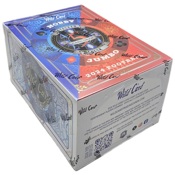 2024 Wild Card Five Card Draw Stacked Deck Edition Football Hobby Jumbo Box
