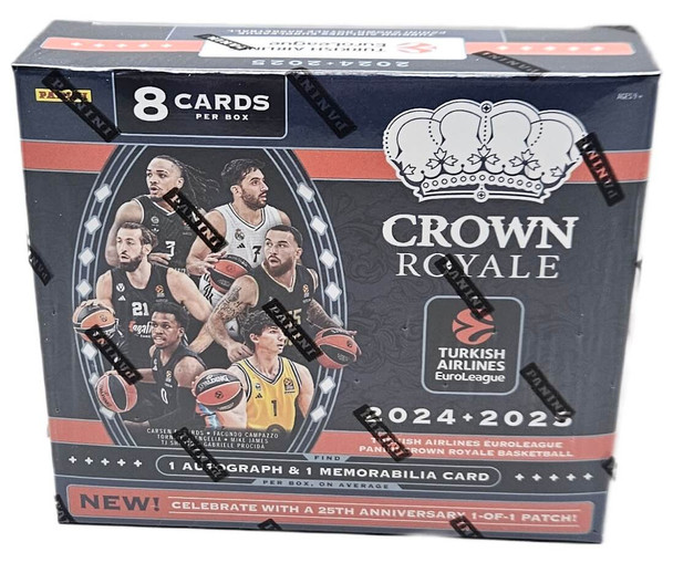 2024-25 Panini Crown Royale Euroleague Basketball Hobby Box