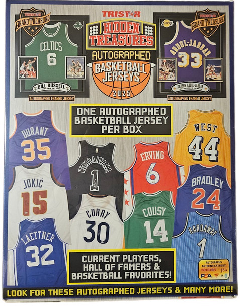 2025 Tristar Hidden Treasures Autographed Basketball Jersey Edition Box