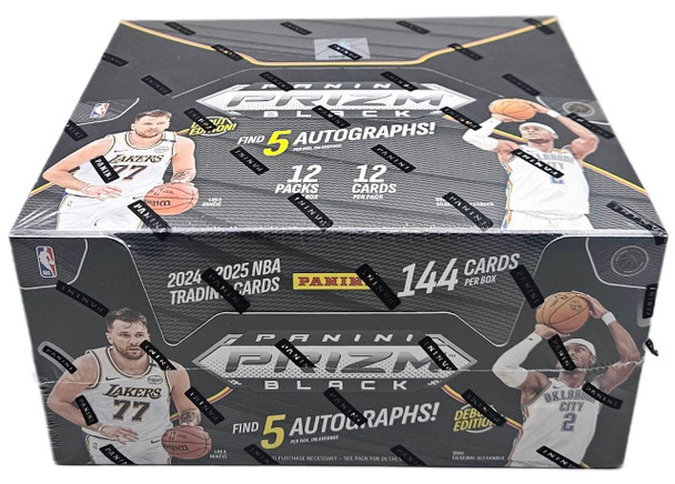2024-25 Panini Prizm Black Basketball Hobby Box