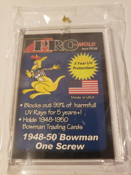 Pro-Mold 1948-1950 Bowman 1-Screw Screw Down Card Holder For Vintage Cards