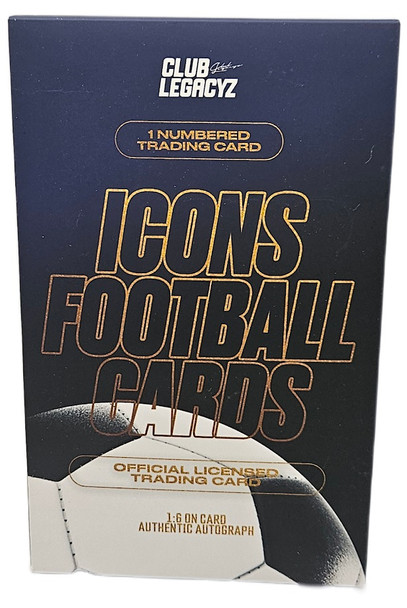 2025 Club Legacyz Icons Soccer 2nd Edition Hobby Pack