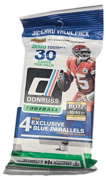 2019 Panini Donruss Football 30 Card Jumbo Value Pack