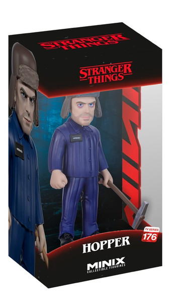Minix TV Series #176 Hopper Stranger Things Season 4 Collectible Vinyl Figure 4.75 Inch