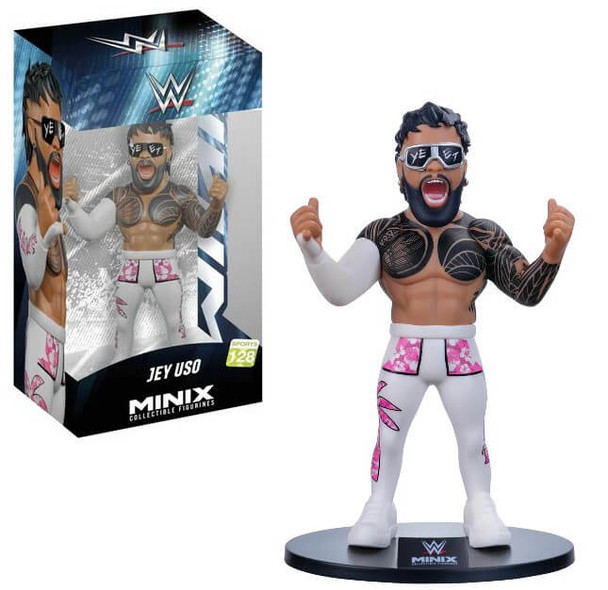 Minix Sports Series #128 Jey Uso WWE Wrestling 4.75 Inch Collectible Vinyl Figure