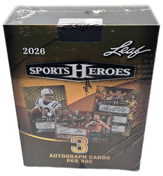 2026 Leaf Sports Heroes Hobby Box