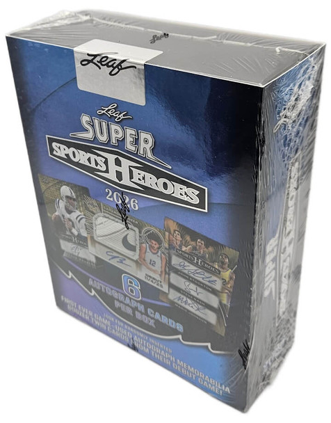 2026 Leaf Metal Super Sports Heroes Hobby Box