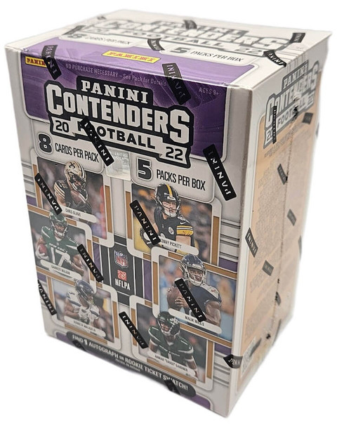 2022 Panini Contenders Football 5 Pack Blaster Box