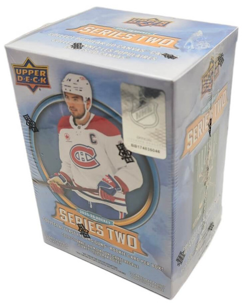 2025-26 Upper Deck Series 2 Hockey 4 Pack Blaster Box