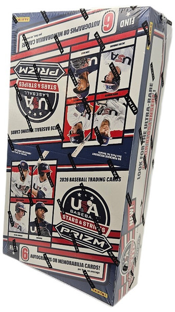2026 Panini Prizm Stars & Stripes USA Baseball Hobby Box