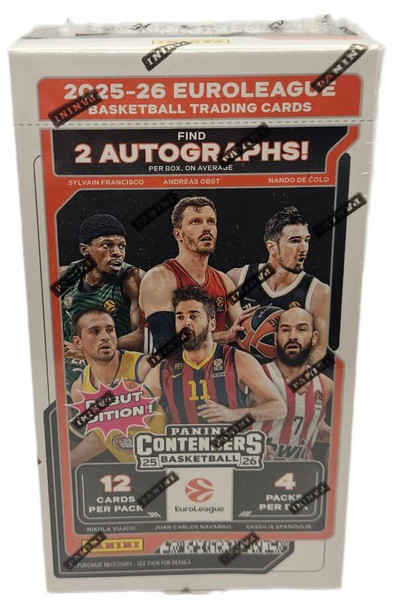 2025-26 Panini Contenders EuroLeague Basketball Hobby Box