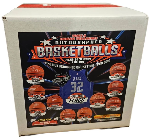 Tristar Hidden Treasures Autographed Basketball 2025-26 Season Edition Box