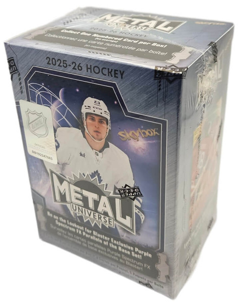 2025-26 Upper Deck Skybox Metal Universe Hockey 5 Pack Blaster Box