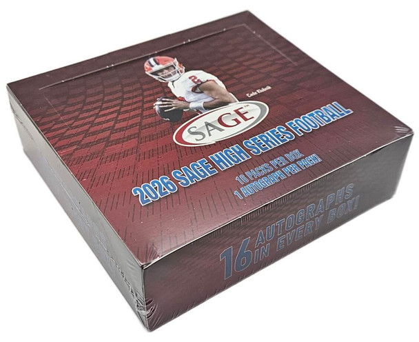 2026 Sage Hit High Series Football Hobby Box