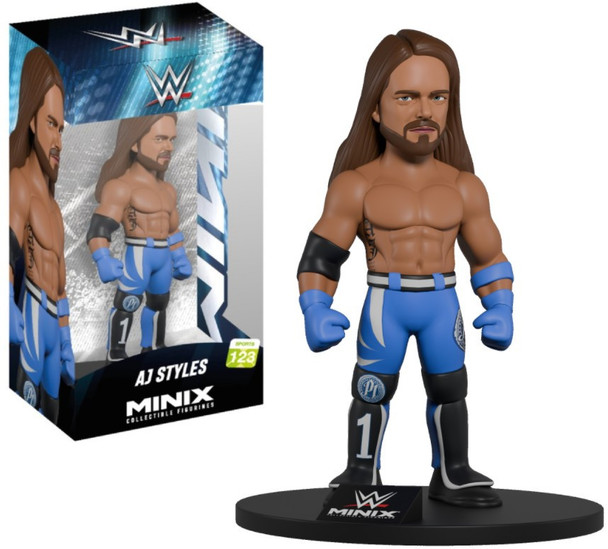 Minix Sports Series #123 AJ Styles WWE Wrestling 4.75 Inch Collectible Vinyl Figure