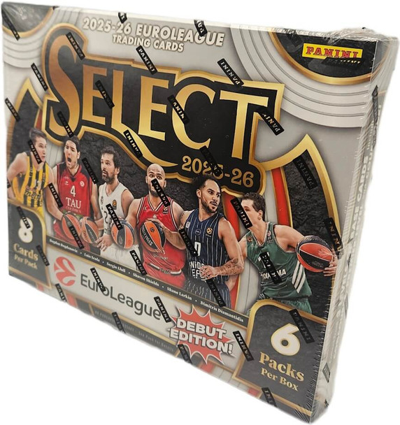 2025-26 Panini Select EuroLeague Basketball Hobby Box