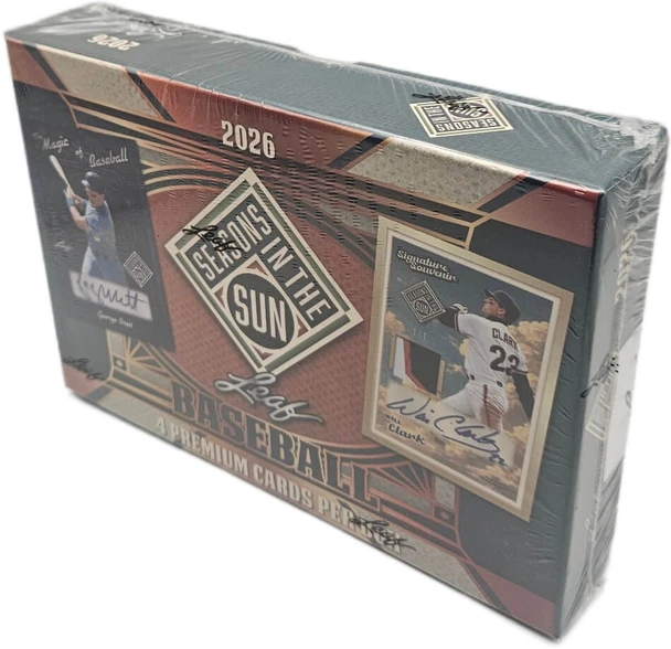 2026 Leaf Seasons In The Sun Baseball Hobby Box