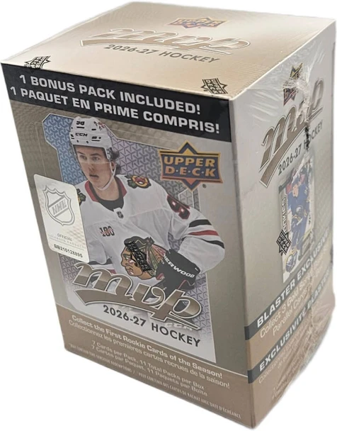 2026-27 Upper Deck MVP Hockey 11 Pack Blaster Box