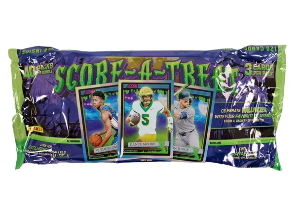 2026 Panini Score-A-Treat 40 Pack Halloween Multi Sports Cards Bundle