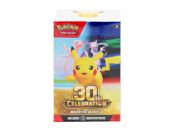Pokemon 30th Anniversary Celebration 6 Pack Booster Bundle Box