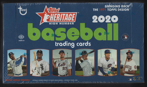 Topps 2020 Topps Heritage High Number Edition Baseball Hobby Box