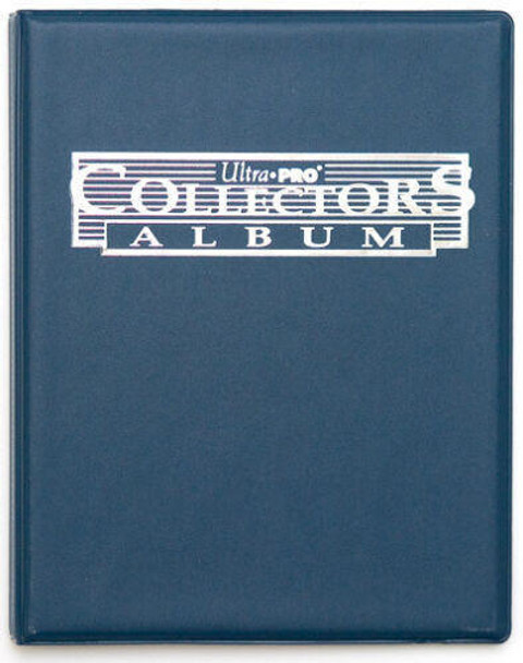 Ultra Pro Collectors Album Blue 9-Pocket Page Portfolio with Built in Pages