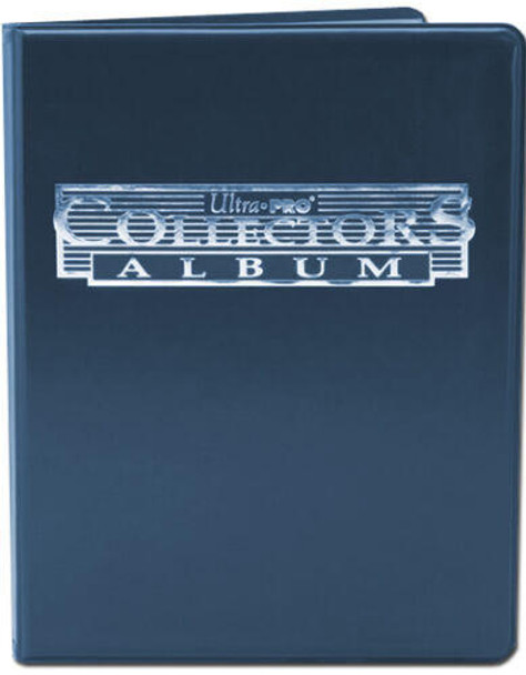 Ultra Pro 4 Pocket Trading Card Album Blue Portfolio with Built In Pages Ultra Pro 4 Pocket Trading Card Album Blue Portfolio with Built In Pages