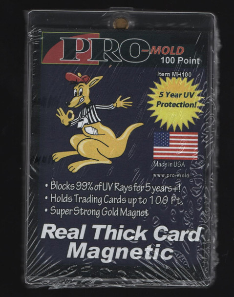 Pro-Mold 100pt Real Thick Size Magnetic Trading Card Holder with UV Protection