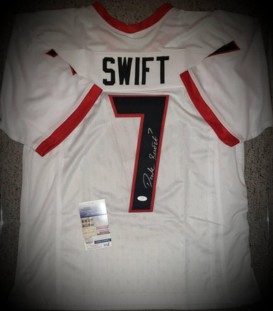 D'Andre Swift Signed Detroit Lions Pro Cut Jersey (JSA COA) Georgia Bu –