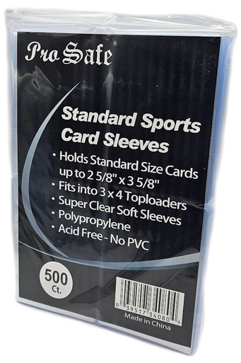 Pro Safe Standard Card Sleeves (100-Pack) - Pro Safe Sleeves