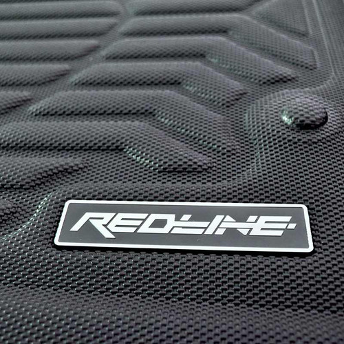 Redline Close Up Badge on Mat