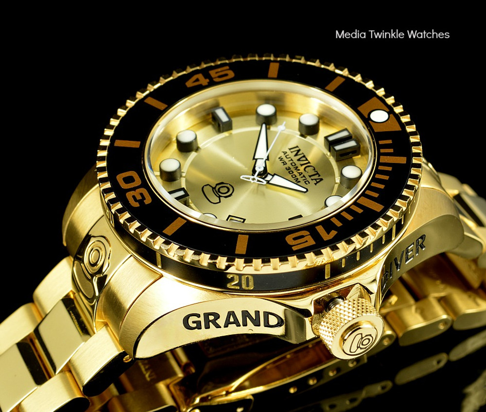 invicta grand diver gold