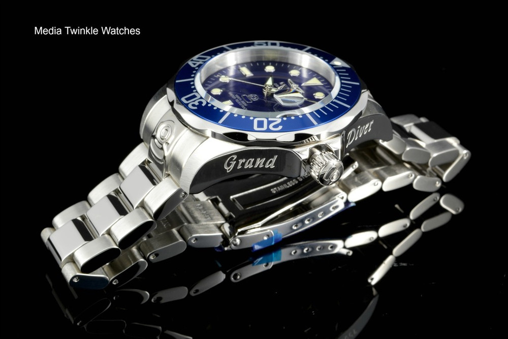 Invicta 3045 Men's Pro Diver Collection Grand Diver Automatic Stainless Steel Bracelet Watch | Free Shipping