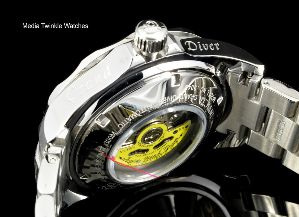 Invicta 3045 Men's Pro Diver Collection Grand Diver Automatic Stainless Steel Bracelet Watch | Free Shipping