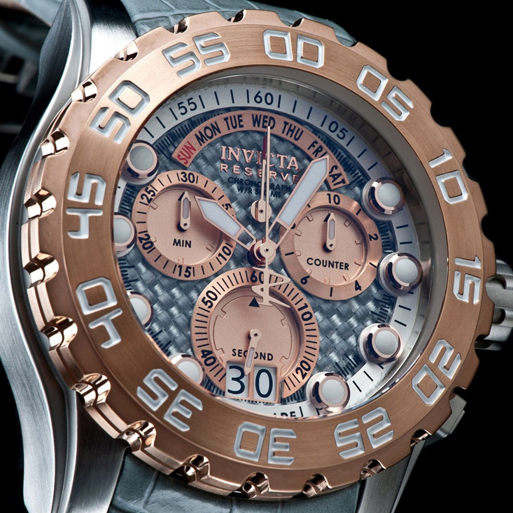 Invicta 12483 Reserve Men's Leviathan Swiss Made Quartz Chronograph Strap Watch | Free Shipping